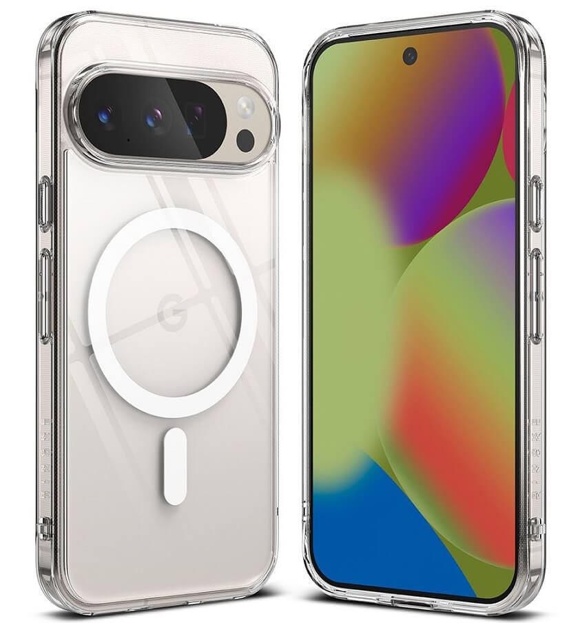 Magsafe Калъф за Google Pixel 10 Pro/ 10, Ringke Fusion Magnetic Case, Прозрачен