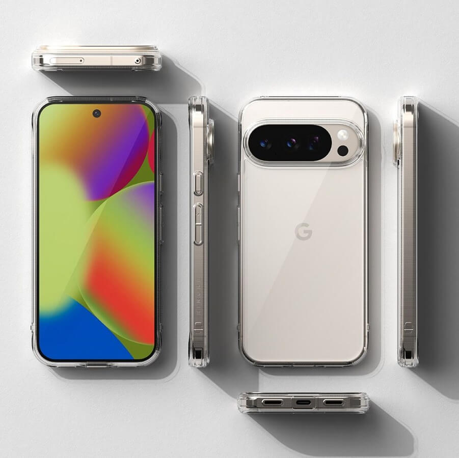 Противоударен Калъф за Google Pixel 10 Pro XL, Ringke Fusion Case, Прозрачен (5)