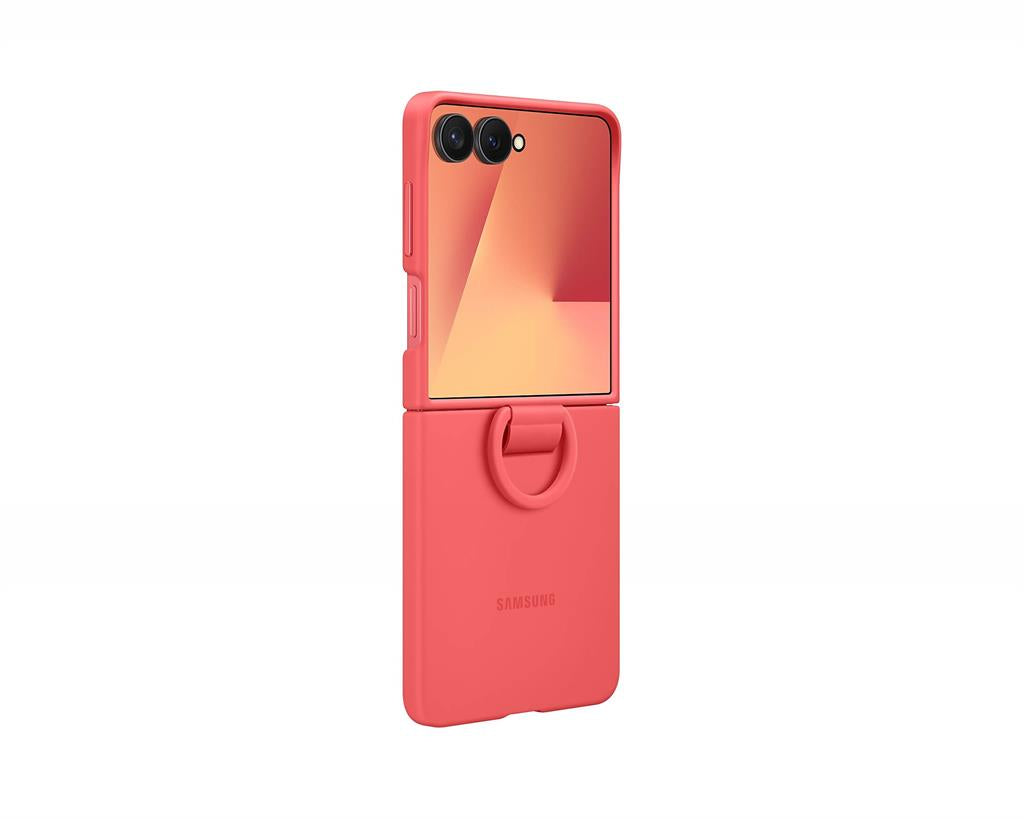 Оригинален Калъф за Samsung Z Flip 7, Ring Case EF-PF766TREGWW, Червен (6)