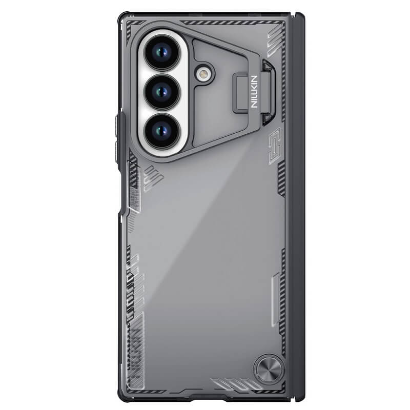 Противоударен Калъф за Samsung Z Fold 7, Nillkin Iceblade CamProp Case, Сив (3)