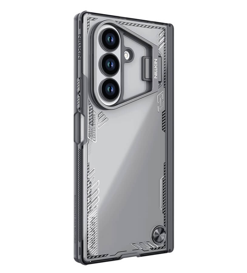 Противоударен Калъф за Samsung Z Fold 7, Nillkin Iceblade CamProp Case, Сив (2)