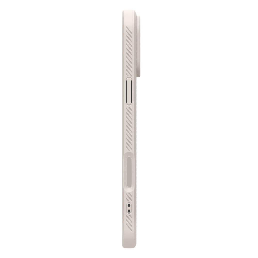 Противоударен Калъф за iPhone 17 Pro Max, Spigen Liquid Air Case, Бежов (5)