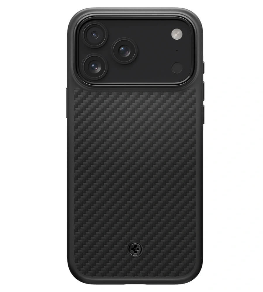 Magsafe Калъф за iPhone 17 Pro Max, Spigen Enzo Aramid T Case, Черен (2)