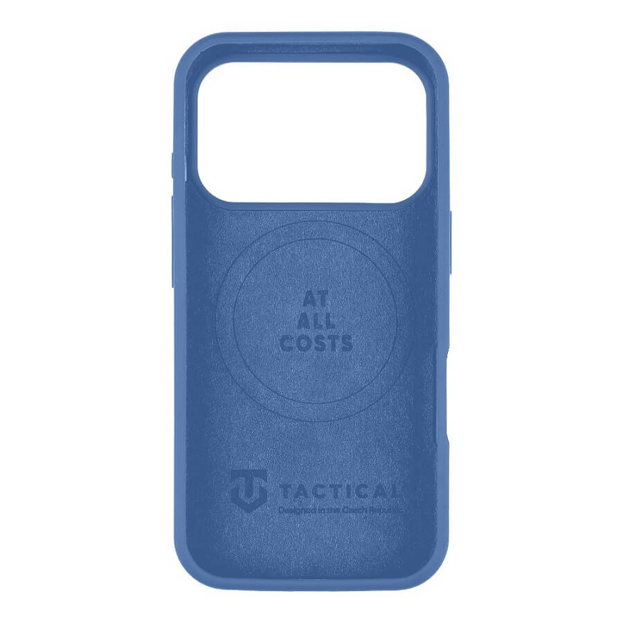 Magsafe Силиконов Калъф за iPhone 17 Pro Max, Tactical MagForce Velvet Smoothie Case, Син (4)