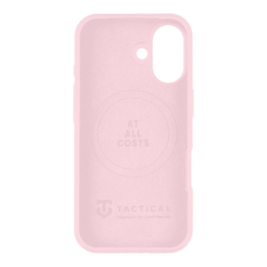Magsafe Силиконов Калъф за iPhone 17, Tactical MagForce Velvet Smoothie Case, Розов (4)