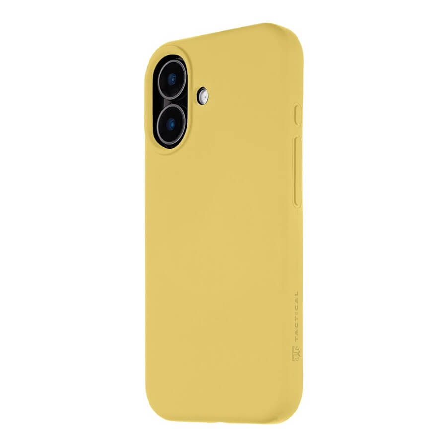 Magsafe Силиконов Калъф за iPhone 17, Tactical MagForce Velvet Smoothie Case, Жълт (3)