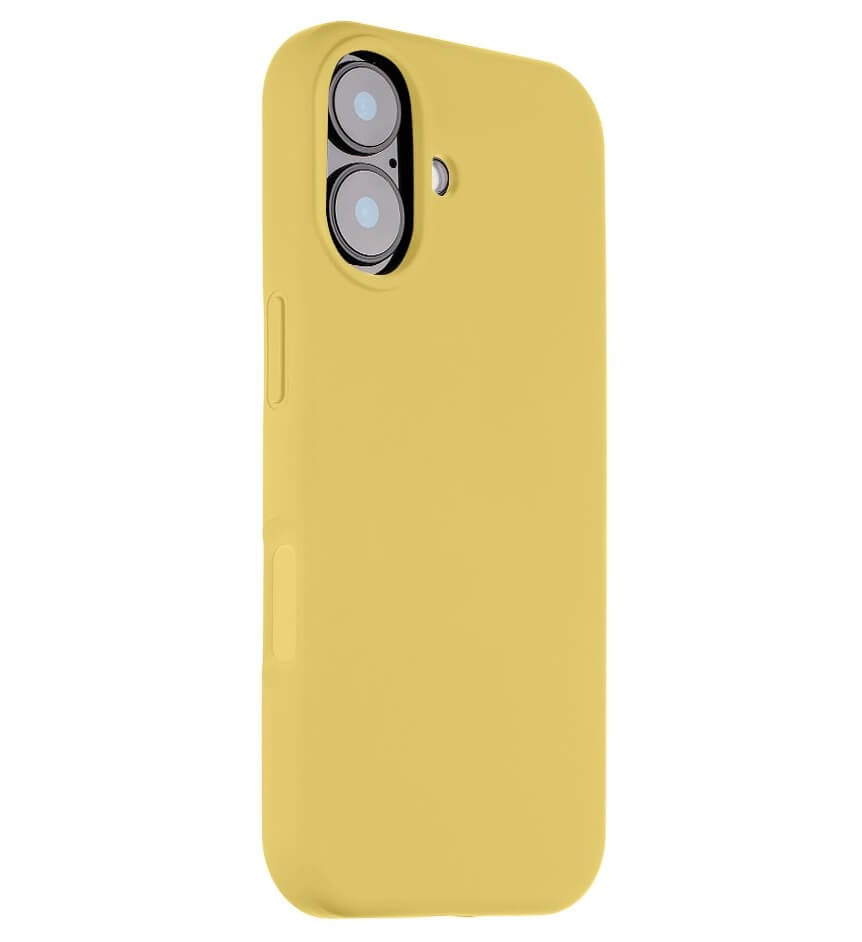 Magsafe Силиконов Калъф за iPhone 17, Tactical MagForce Velvet Smoothie Case, Жълт (2)