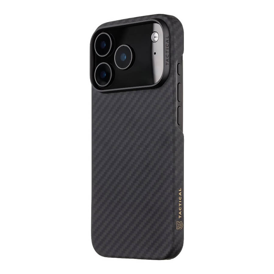 Magsafe Кевларен Калъф за iPhone 17 Pro Max, Tactical MagForce Aramid Case, Черен (3)