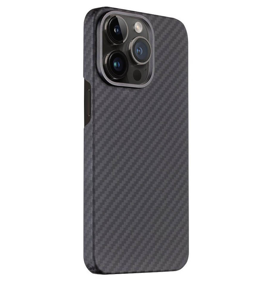 Magsafe Кевларен Калъф за iPhone 13 Pro Max, Tactical MagForce Aramid Case, Черен (2)