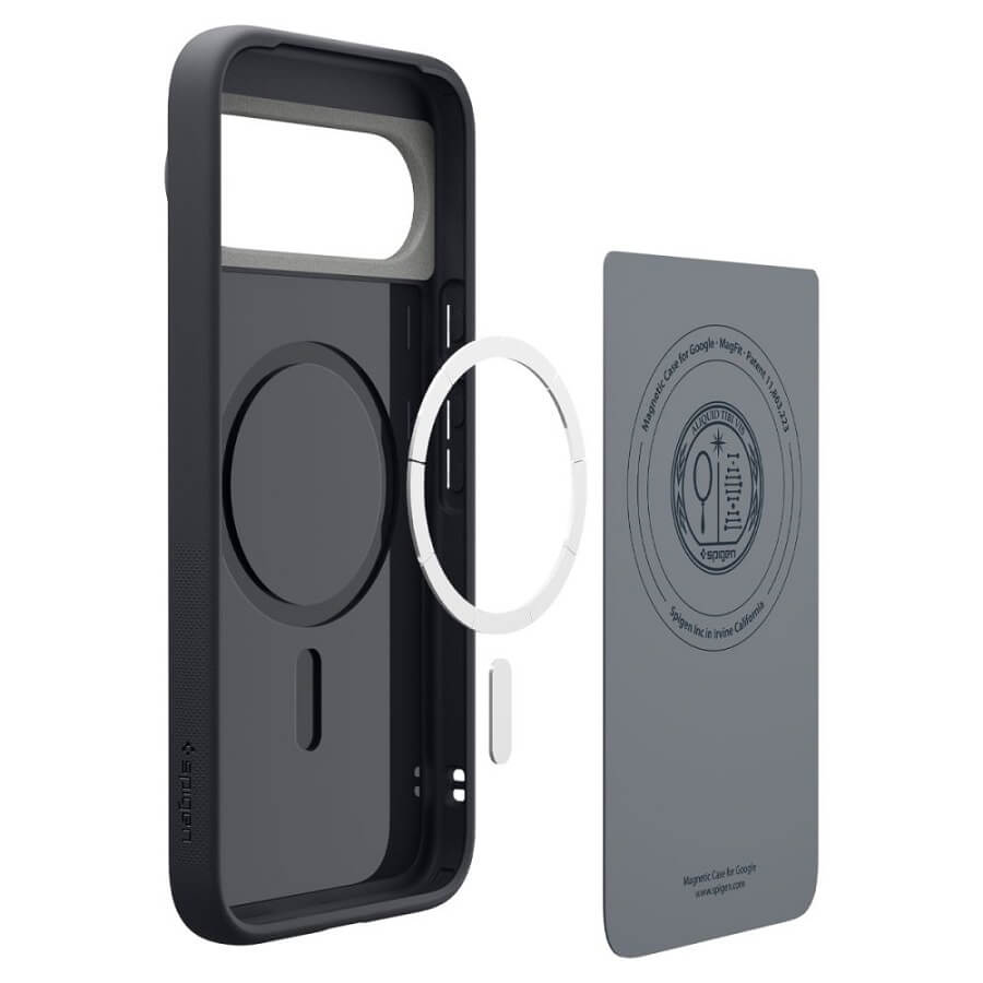 Magsafe Калъф за Google Pixel 10 Pro/ 10, Spigen Nano Pop Case, Черен (10)