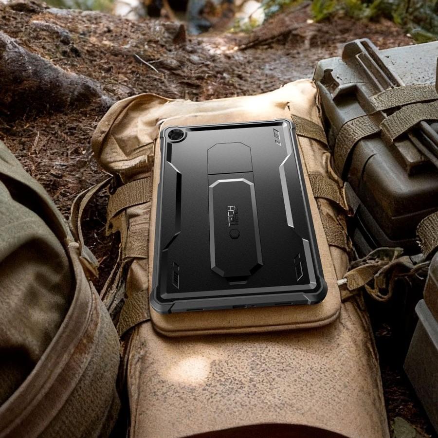 Противоударен Калъф за Samsung Tab A11 Plus/ A9 Plus 11", Tech-Protect Kevlar Pro Case, Черен (7)
