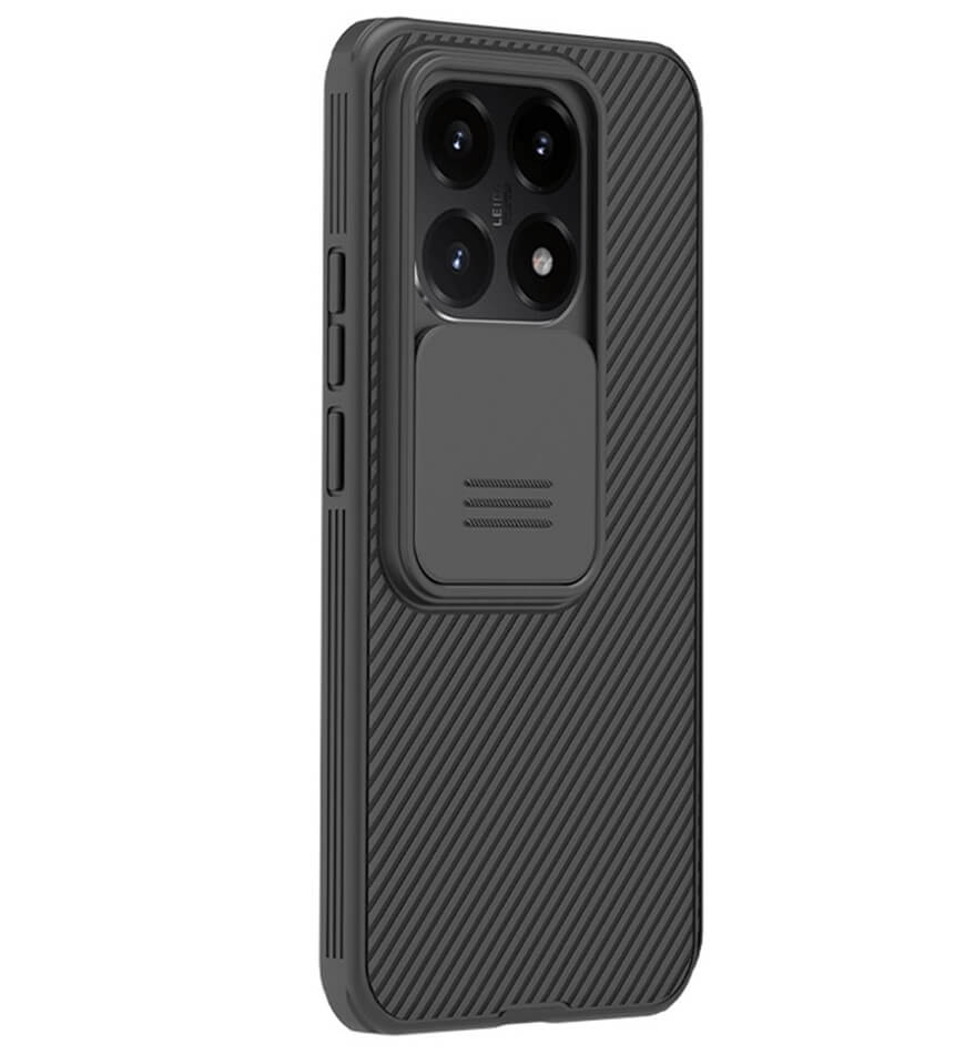 Калъф с Плъзгач за Камера за Xiaomi 15T, Nillkin CamShield Pro Case, Черен (2)