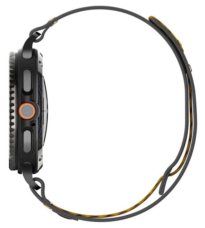 Текстилна Каишка за Samsung Watch 8/ 8 Classic 40/ 44/ 46mm, Spigen Athlex Air Band, Черен (5)