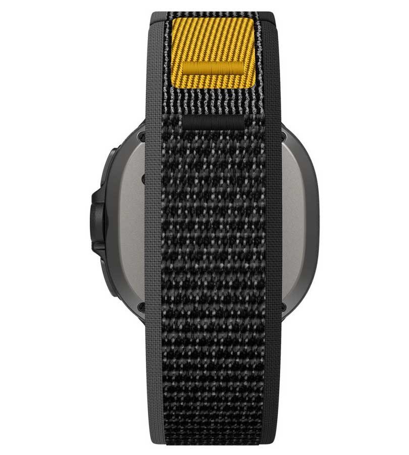 Текстилна Каишка за Samsung Watch 8/ 8 Classic 40/ 44/ 46mm, Spigen Athlex Air Band, Черен (4)