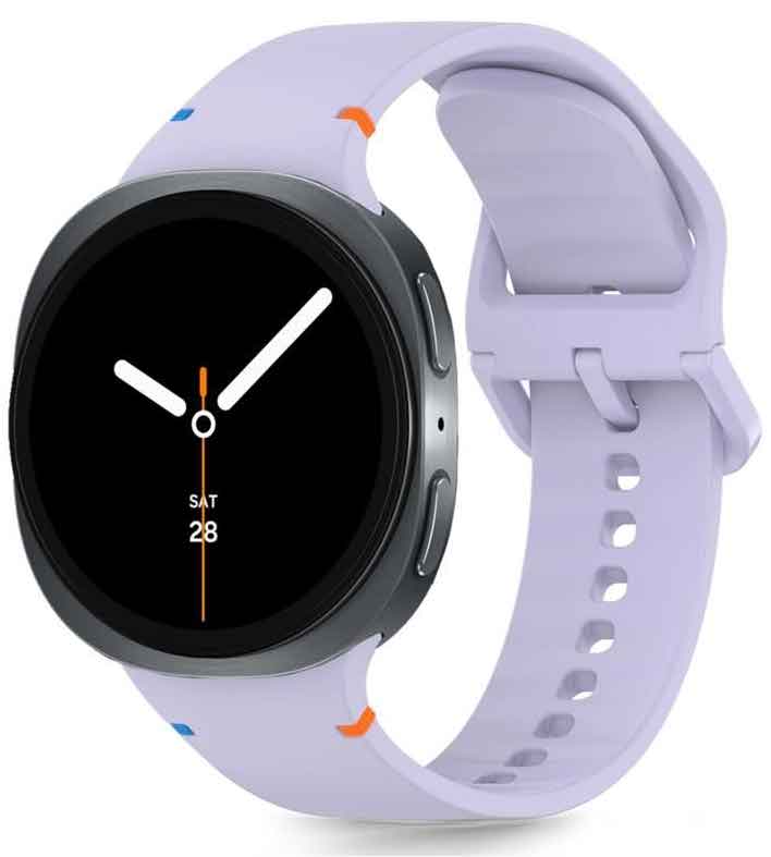 Силиконова Каишка за Samsung Watch 8/ 8 Classic 40/ 44/ 46mm, Tech-Protect Silicone Band, Лилав