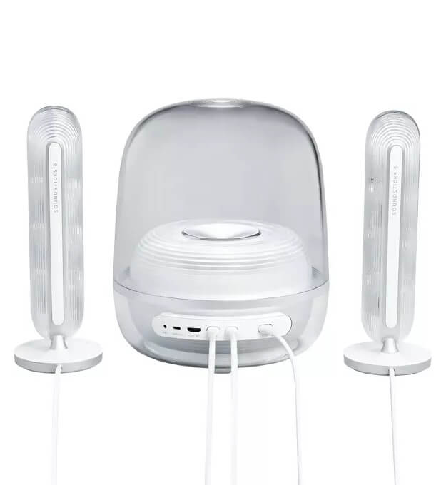 Безжична Колона, Harman Kardon SoundSticks 5, Бял (5)