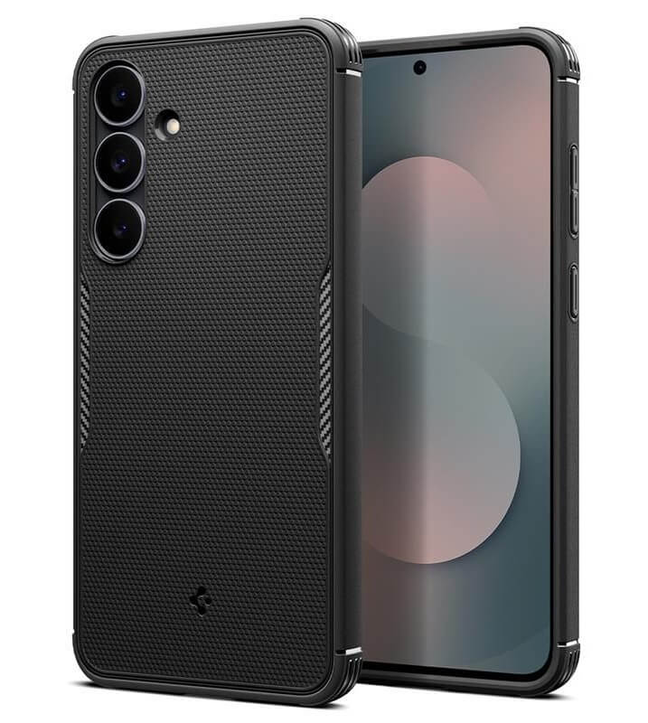 Magsafe Силиконов Калъф за Samsung S25 FE, Spigen Core Armor Case, Черен