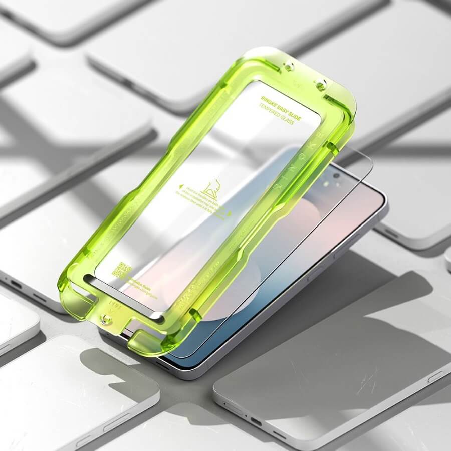 Стъклен Протектор за Samsung S25 FE, Ringke Easy Slide Glass 2бр., Прозрачен (4)