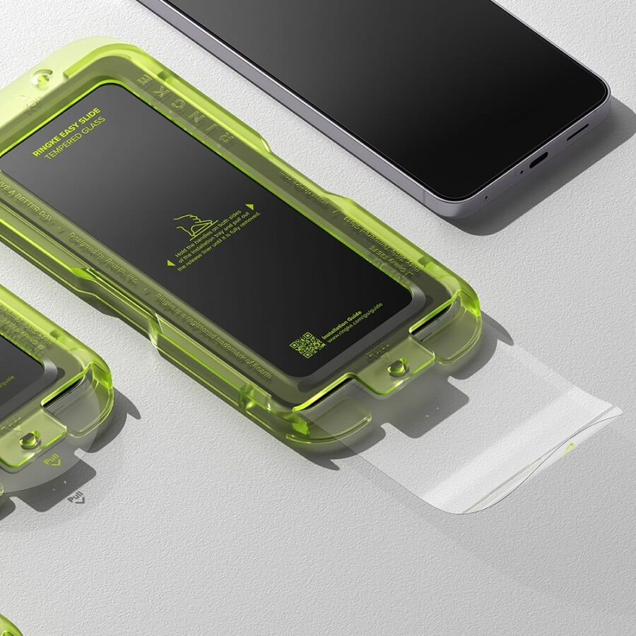 Стъклен Протектор за Samsung S25 FE, Ringke Easy Slide Glass 2бр., Прозрачен (5)