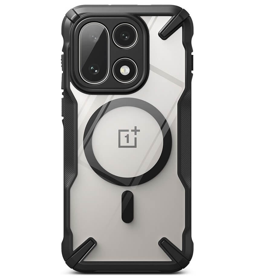 Magsafe Калъф за OnePlus 15, Ringke Fusion X Magnetic, Черен (2)