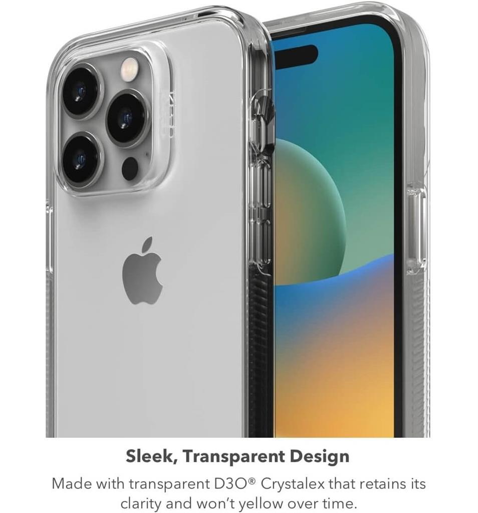 Калъф за iPhone 14 Pro, ZAGG Gear4 Crystal Palace Tritan Renew Case, Прозрачен (2)