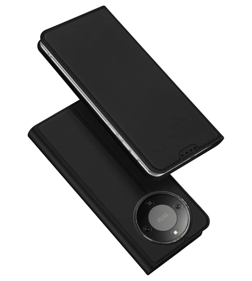 Кожен Калъф за Honor Magic 8 Lite, Dux Ducis Skin Pro Book Case, Черен