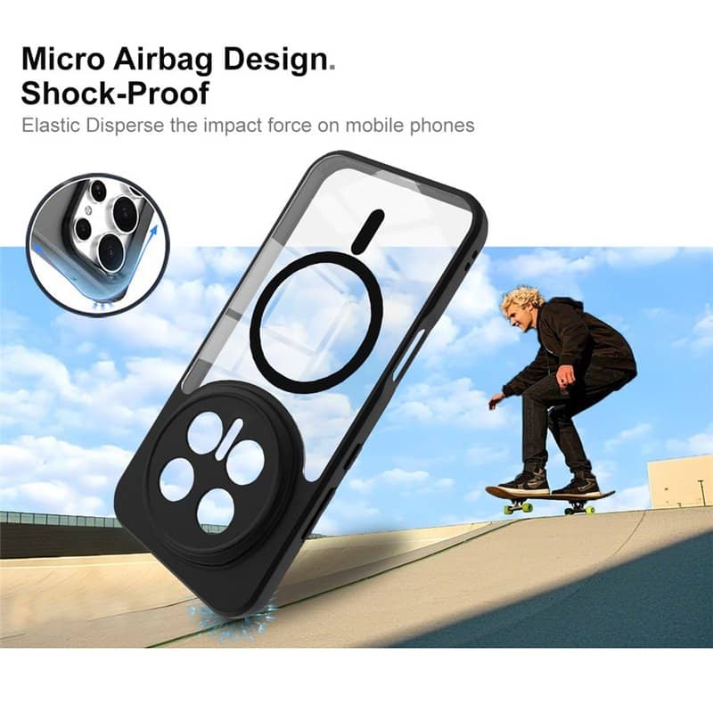 Magsafe Калъф за Honor Magic 8 Pro, Imak UX-9A Case, Черен (6)