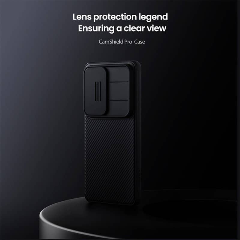 Калъф с Плъзгач за Камера за Samsung S26 Ultra, Nillkin CamShield Pro Case, Черен (7)