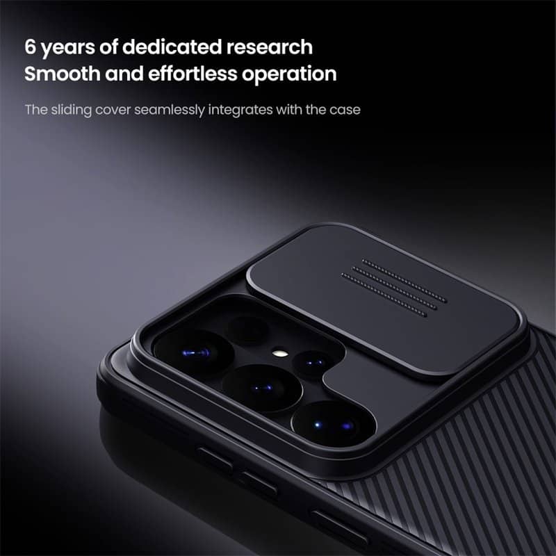 Калъф с Плъзгач за Камера за Samsung S26 Ultra, Nillkin CamShield Pro Case, Черен (9)