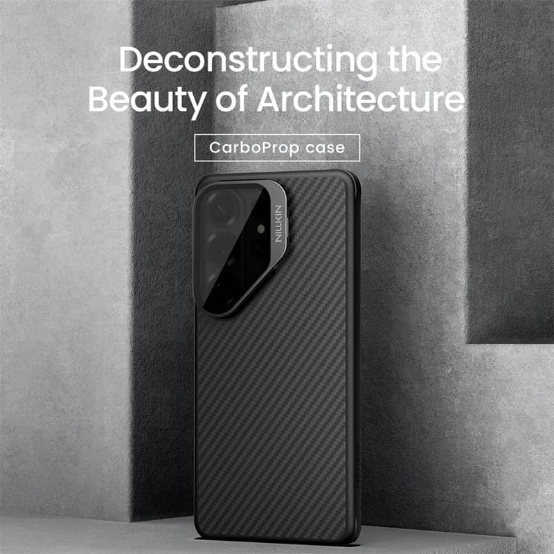 Magsafe Калъф за Samsung S26 Ultra, Nillkin CamShield CarboProp Mag Case, Черен (6)