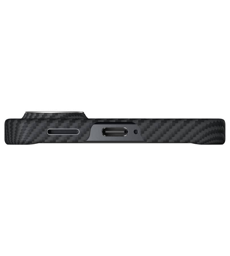 Magsafe Калъф за Samsung S26 Plus, Pitaka Edge Case Black/Grey, Черен (4)