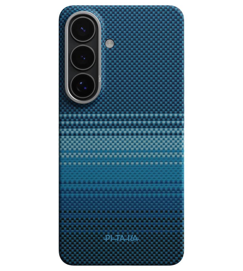 Magsafe Калъф за Samsung S26 Plus, Pitaka Edge Case Moonrise, Син