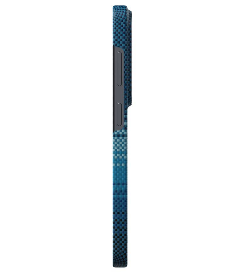Magsafe Калъф за Samsung S26 Plus, Pitaka Edge Case Moonrise, Син (4)