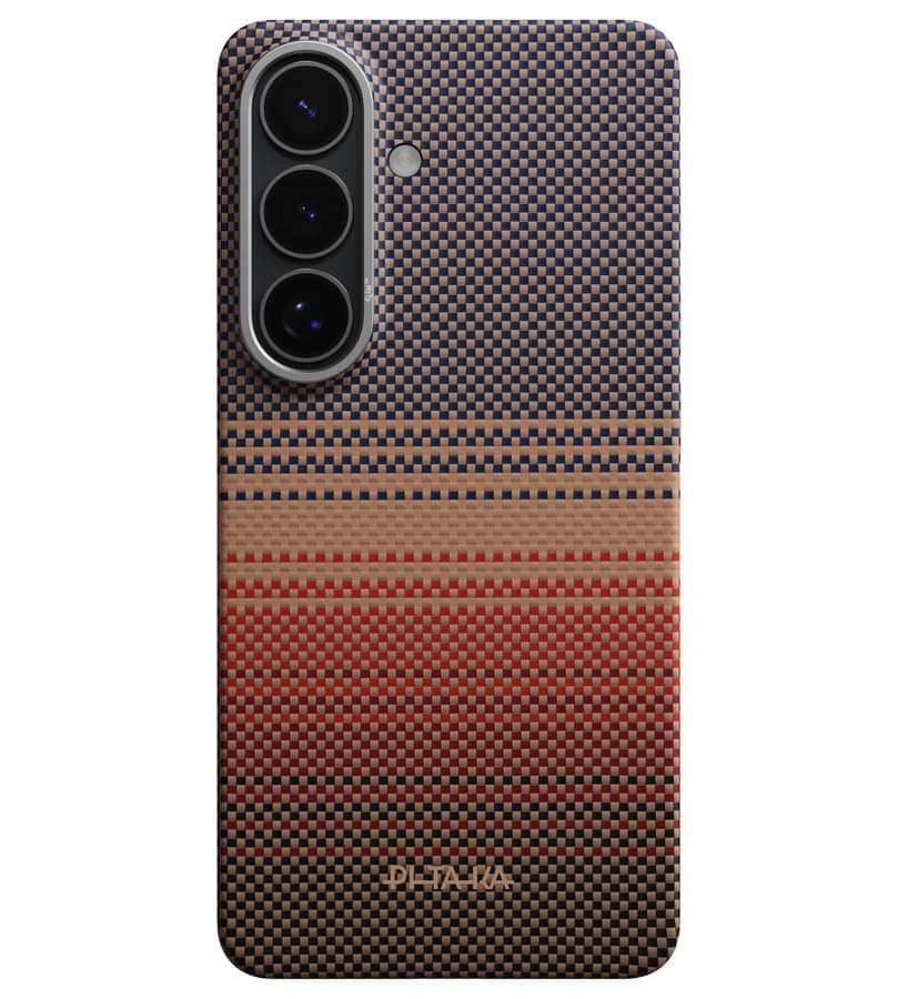 Magsafe Калъф за Samsung S26, Pitaka Edge Case Sunset, Кафяв