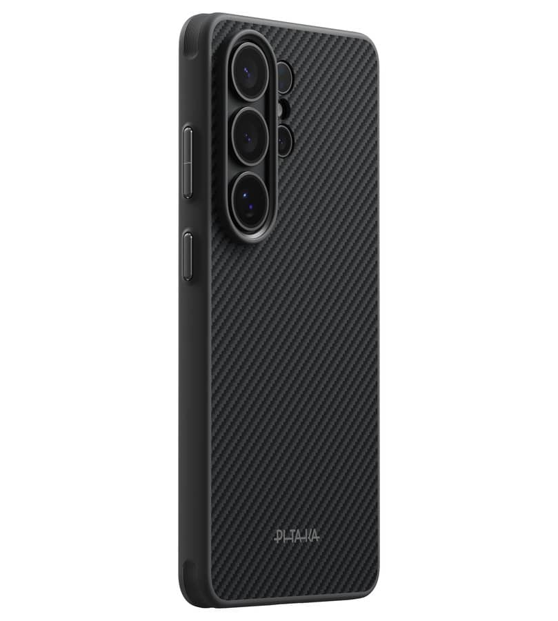 Magsafe Калъф за Samsung S26 Ultra, Pitaka Cairn Black/Grey Case, Черен