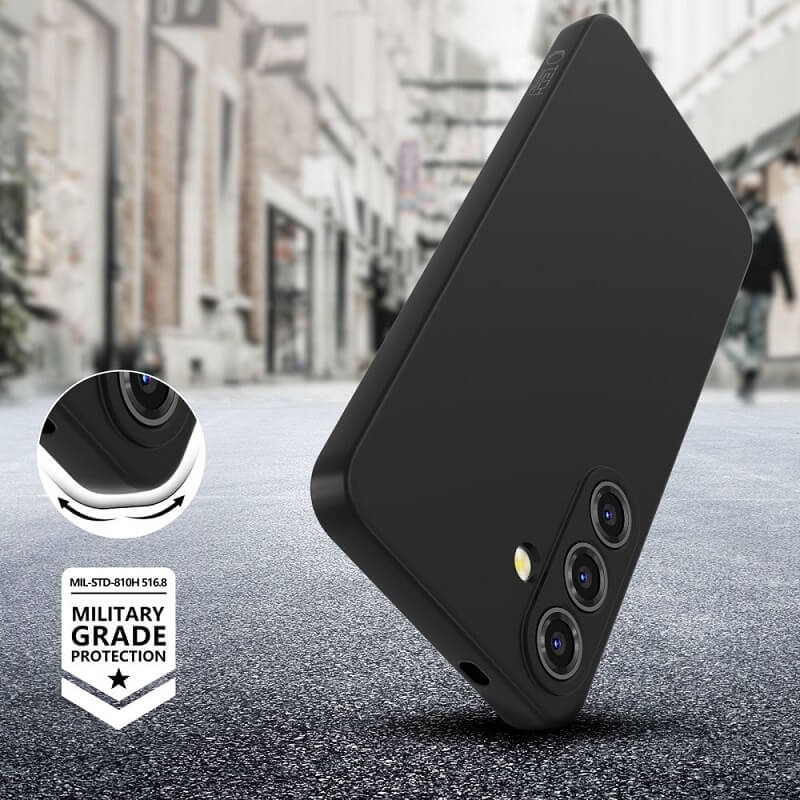 Силиконов Калъф за Samsung A26, Tech-Protect Icon Soft Case, Черен (3)