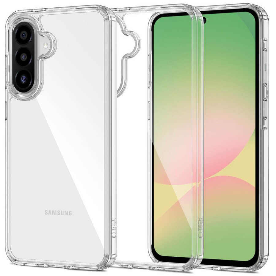 Калъф за Samsung A36, Tech-Protect FlexAir Hybrid Clear Case, Прозрачен
