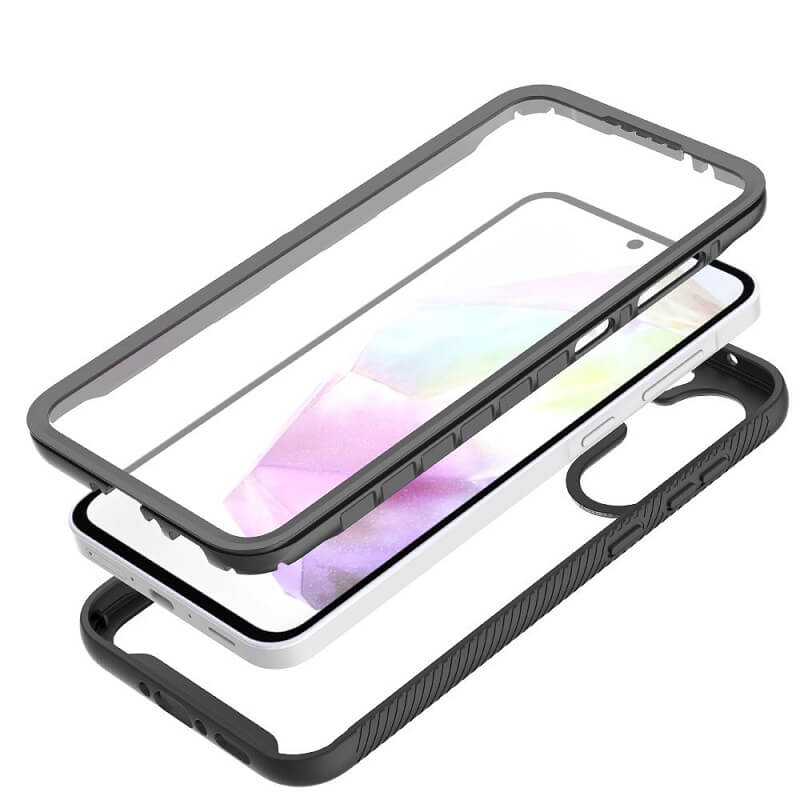Цялостен Калъф за Samsung A36, Tech-Protect Defense 360 Case, Черен (4)