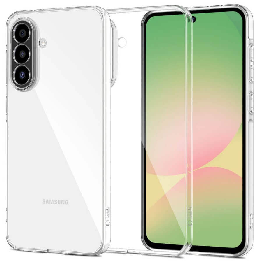 Калъф за Samsung A56, Tech-Protect Tech-ProtectFlexAir Clear Case, Прозрачен