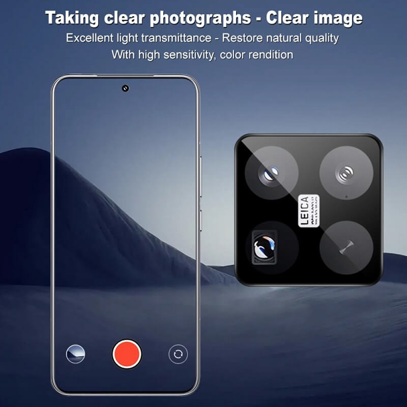 Протектор за Камерата на Xiaomi 15 Pro, Imak Full Cam Glass, Черен (4)