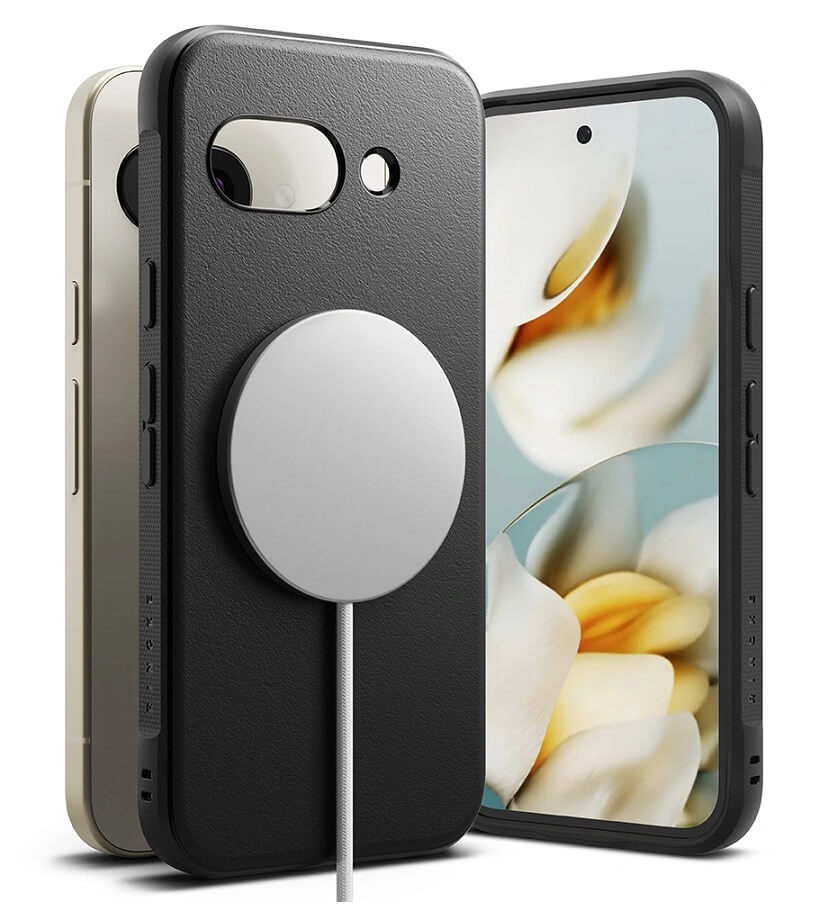 Magsafe Силиконов Калъф за Google Pixel 9А, Ringke Onyx Case, Черен