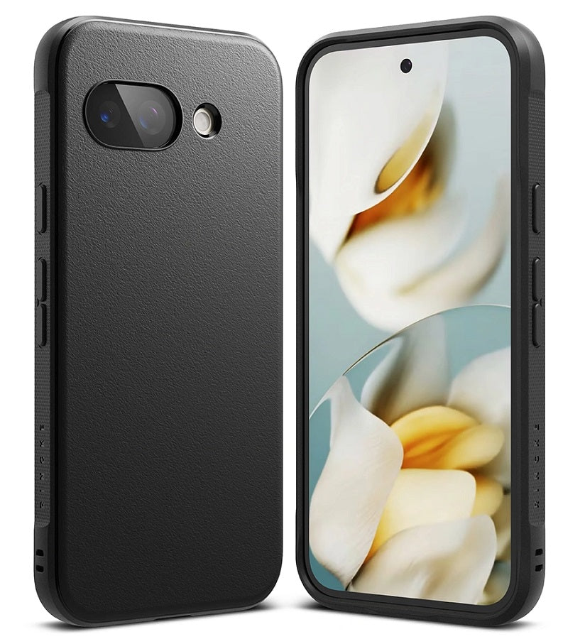 Противоударен Силиконов Калъф за Google Pixel 9A, Ringke Onyx Case, Черен (2)