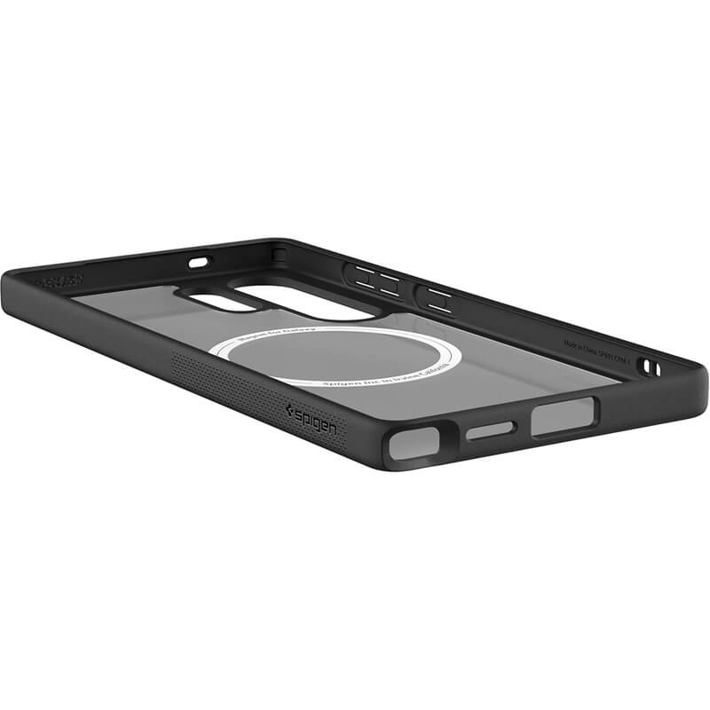 Magsafe Калъф за Samsung S25 Ultra, Spigen Capella Magnet Case, Черен (6)