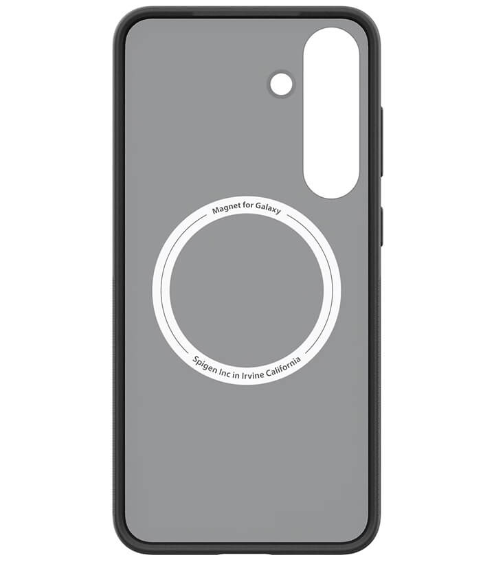 Magsafe Калъф за Samsung S25, Spigen Capella Magnet Case, Черен (4)