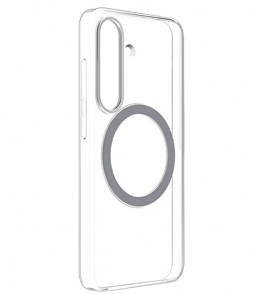 Magsafe Оригинален Калъф за Samsung S25 Clear Magnet Case GP-FPS931SAATW, Прозрачен (4)