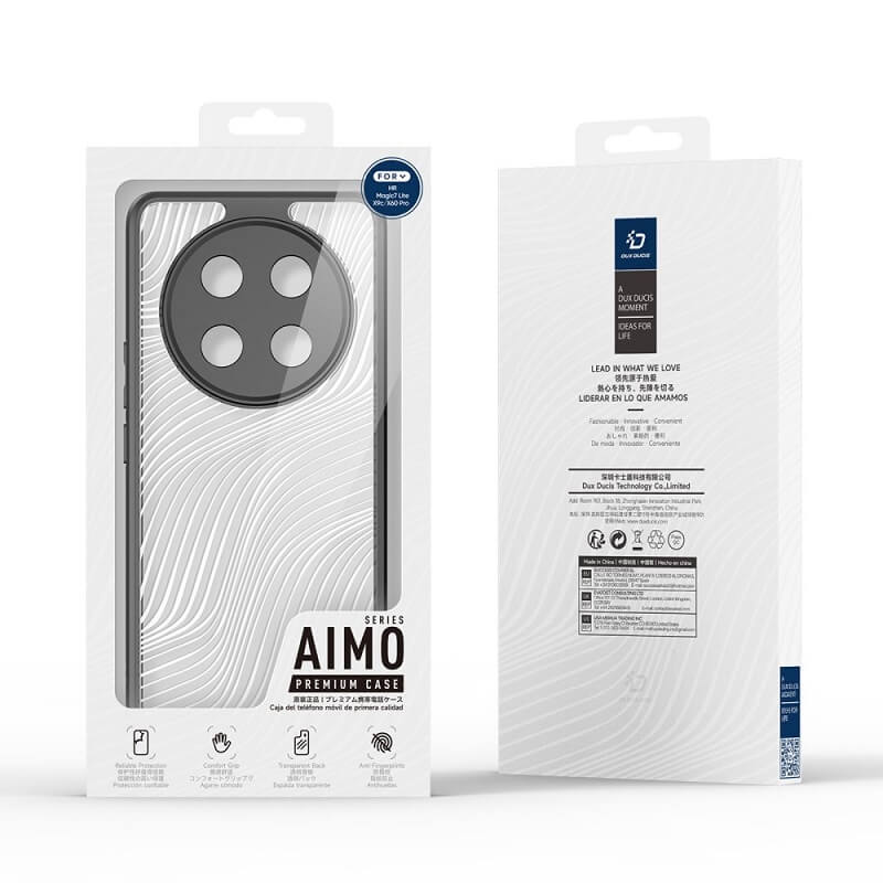 Елегантен Калъф за Honor Magic 7 Lite, Dux Ducis Aimo Case, Черен (10)