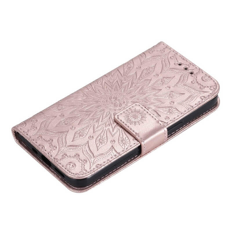 Кожен Калъф за Honor Magic 7 Lite, Forcell Mezzo Book Case, Златист (7)