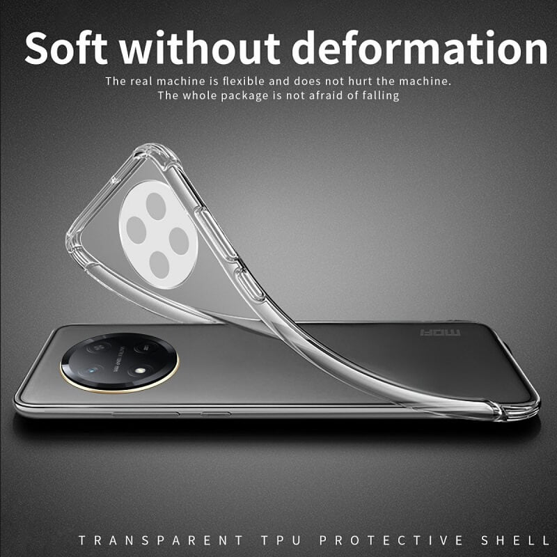 Силиконов Калъф за Honor Magic 7 Lite, Slim Transperant Case, Прозрачен (3)
