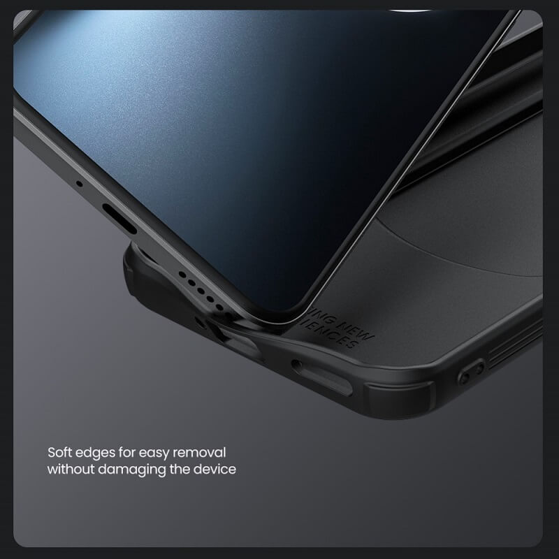 Калъф с Плъзгач за Камера за Honor Magic 7 Pro, Nillkin CamShield Pro Case, Черен (8)