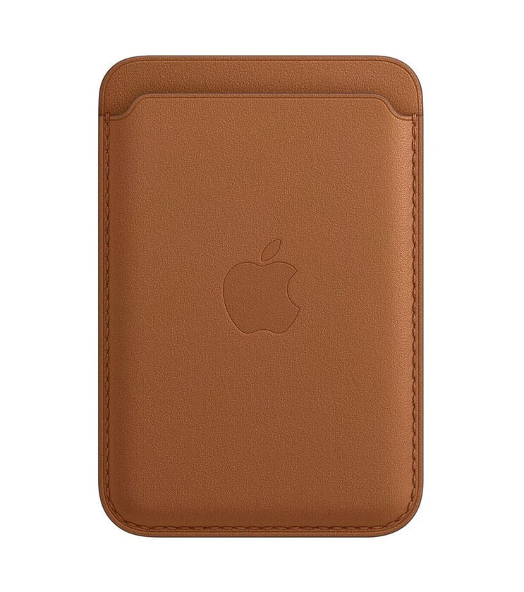 Оригинален Magsafe Калъф за Карти за iPhone, Apple Leather Wallet MHLT3ZM/A, Кафяв